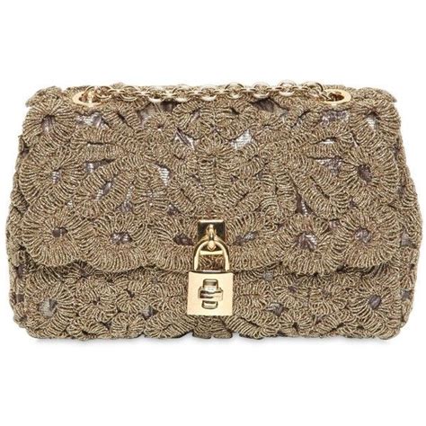 Dolce&Gabbana Gold Clutches Women's Handbags 